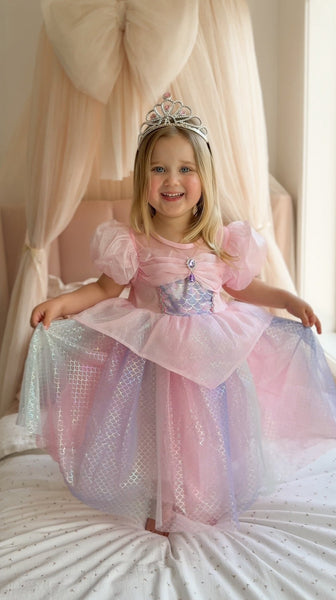 Enchanted Mermaid Princess Party Dress Costume