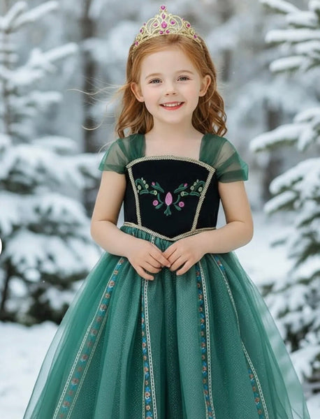 Magical Anna Princess Birthday Party Dress Costume