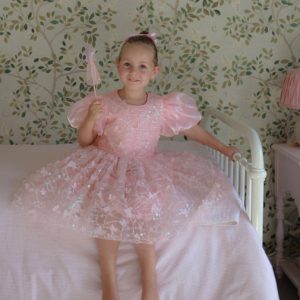 Kids girl Harper Butterfly Sparkle Tulle Dress - Pink