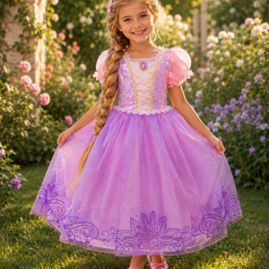 Sparkle Rapunzel Princess Birthday Party Dress Costume