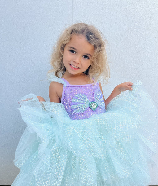 Mermaid Luxe Princess Birthday Party Dress