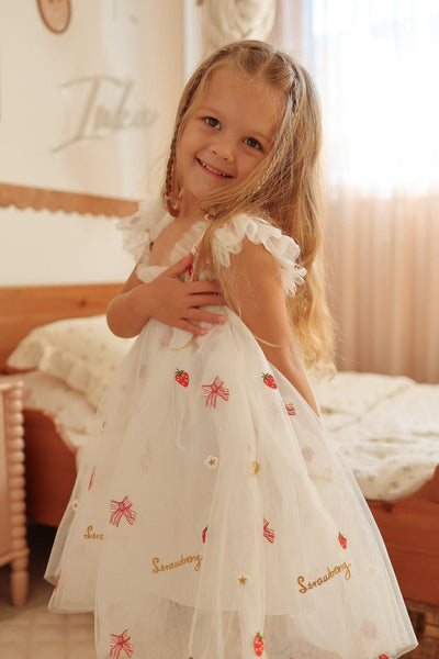 New Arabella Fairy Tulle Dress - Strawberry Cupcake
