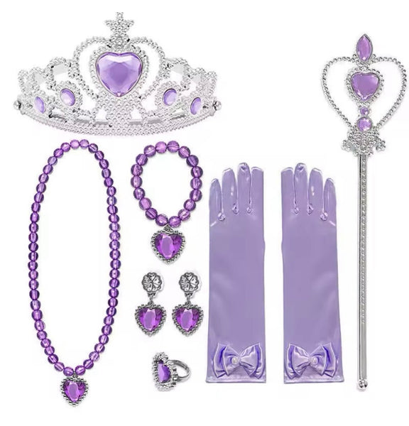 Princess Jewellery Accessories Set - Purple