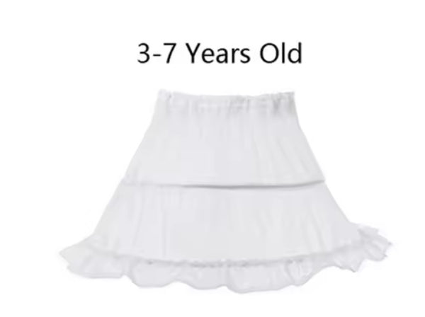 Petticoat under skirt for princess dress