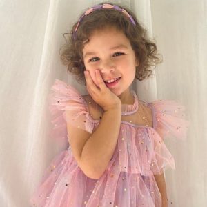 Enchanted Tulle Princess Tulle Birthday Dress Purple